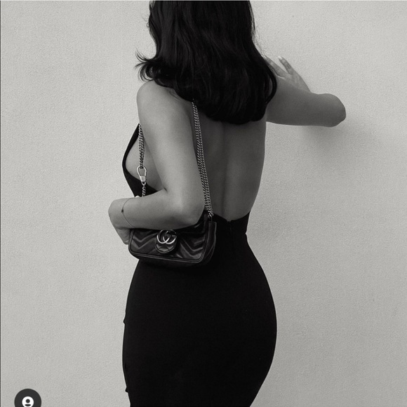 Zara cut out halter black dress size L - Picture 8 of 9